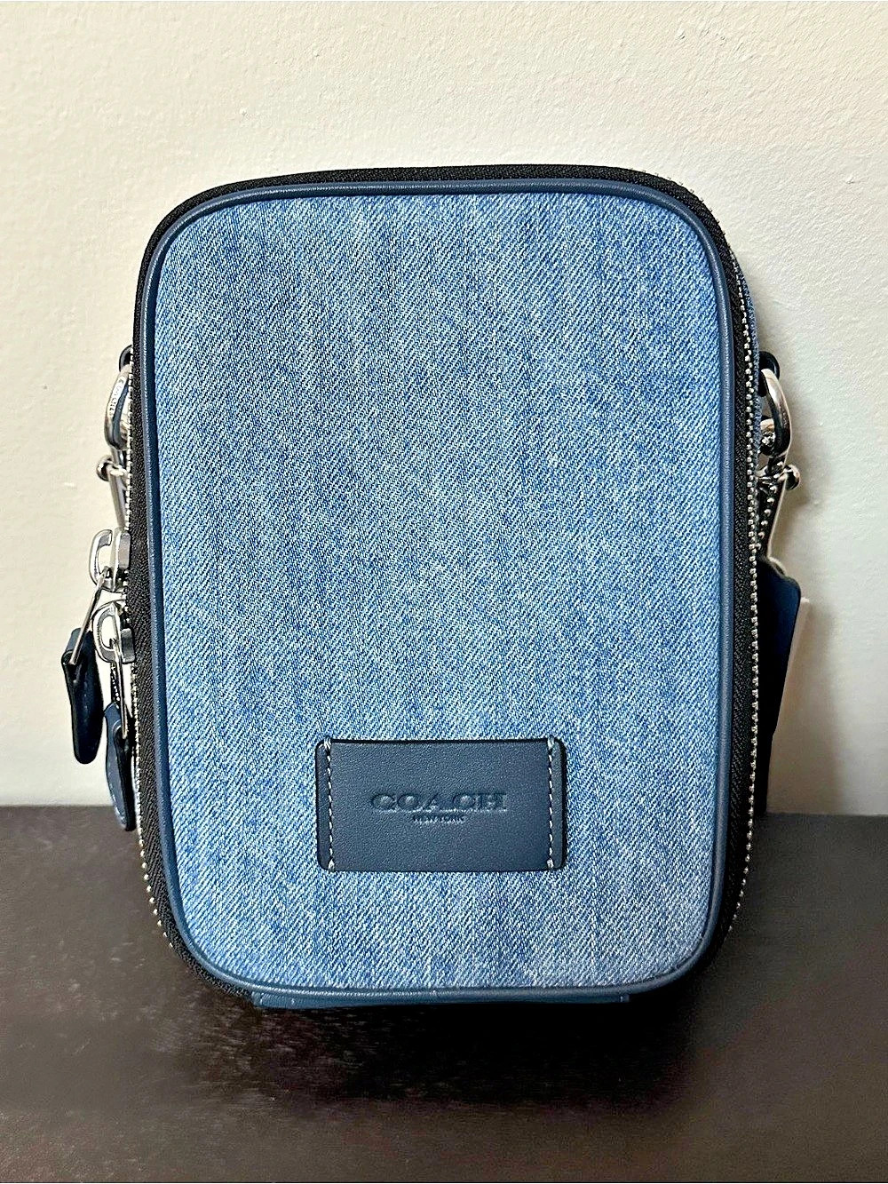 Coach Stanton Denim Crossbody Bag NWT